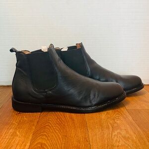 Otisopse, Italy, Womens Black Leather Hand Made Ankle Boots, 11 / 41.